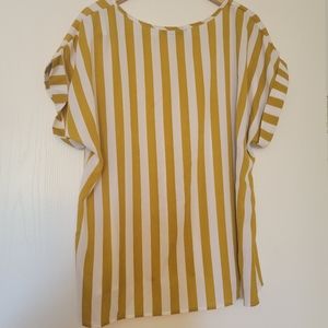 Yellow 🌻 Striped Blouse